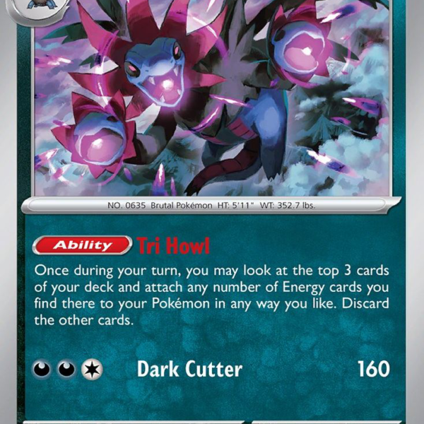 PAL - 140 - Hydreigon - holo