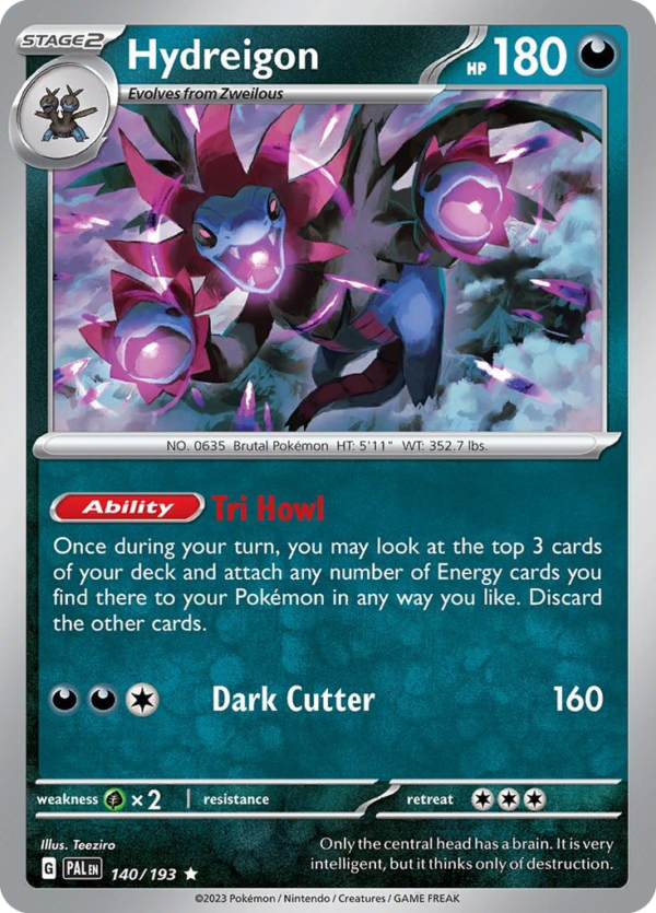 PAL - 140 - Hydreigon - holo