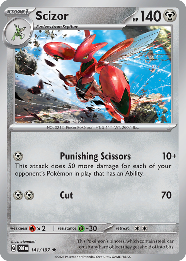 OBF - 141 - Scizor - holo