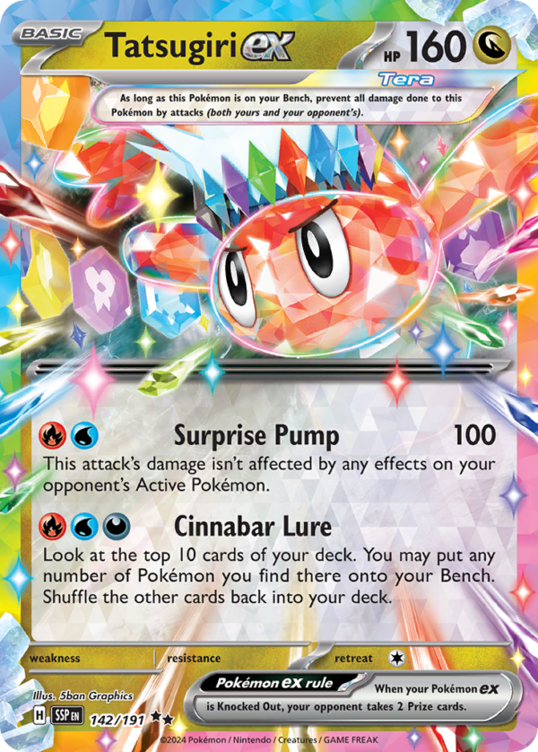 SSP - 142 - Tatsugiri ex - Double rare