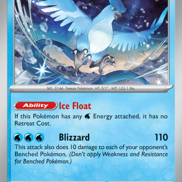 MEW - 144 - Articuno - reverse holo
