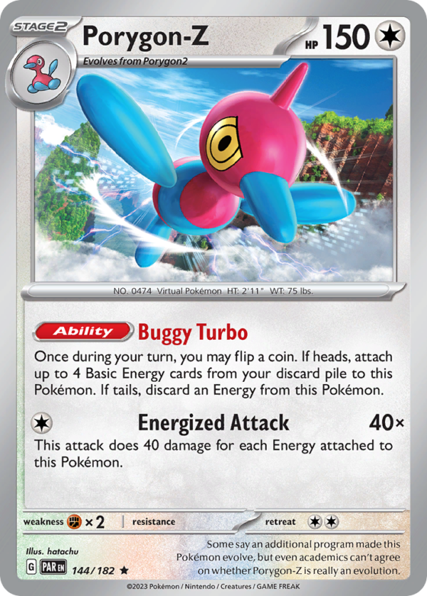 PAR - 144 - Porygon-Z - holo