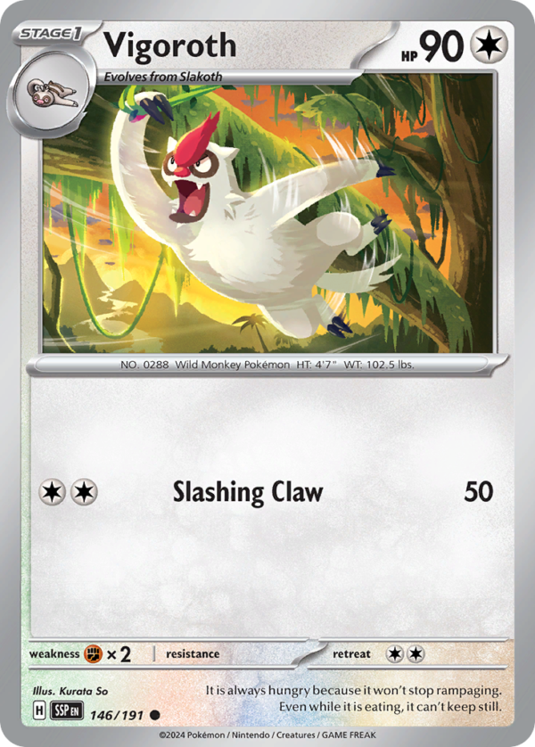 SSP - 146 - Vigoroth - reverse holo