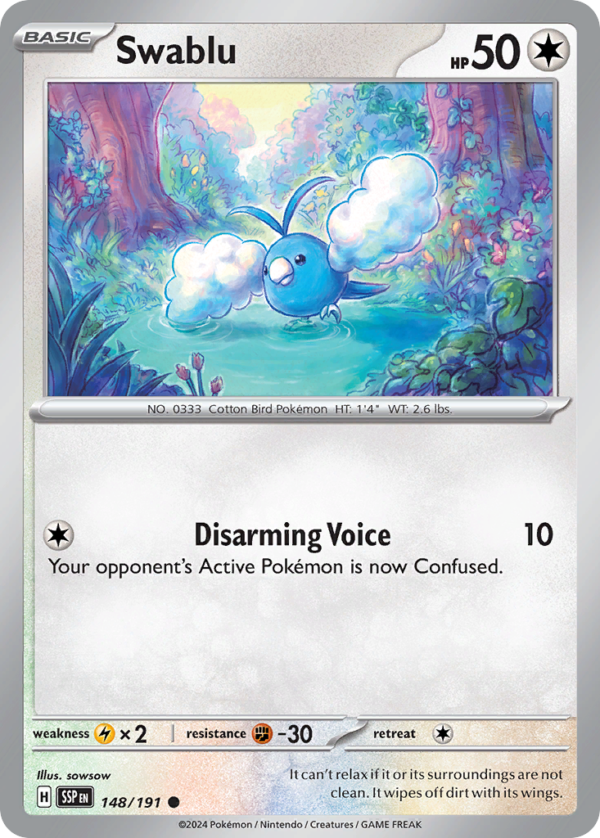 SSP - 148 - Swablu - reverse holo