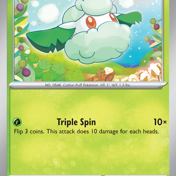 TEF - 014 - Cottonee - reverse holo
