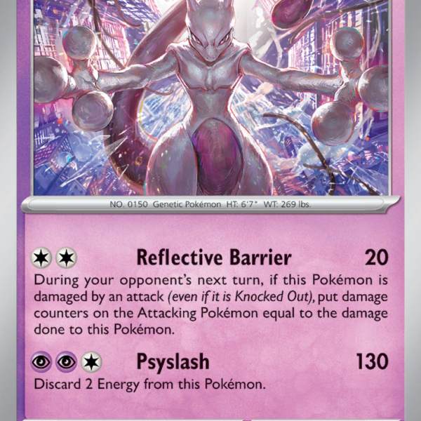 MEW - 150 - Mewtwo - holo