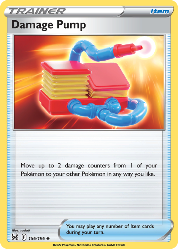 LOR - 156 - Damage Pump - reverse holo
