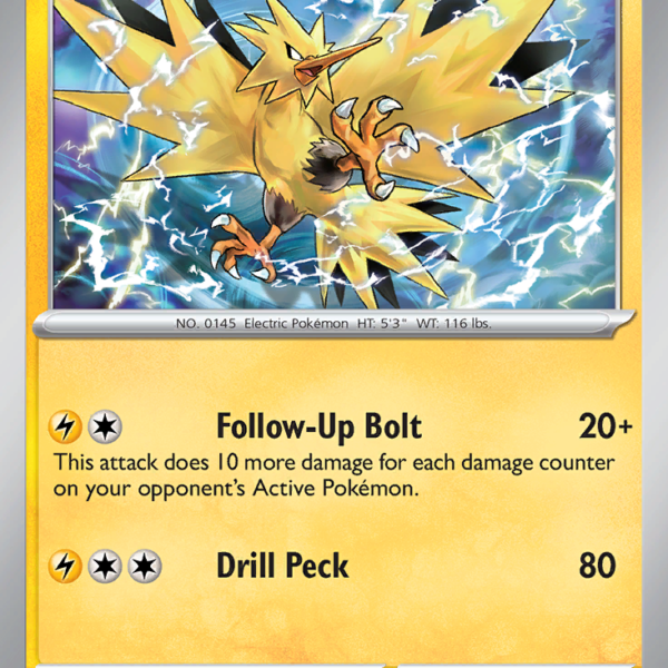 SVP - 157 - Zapdos - black star promo