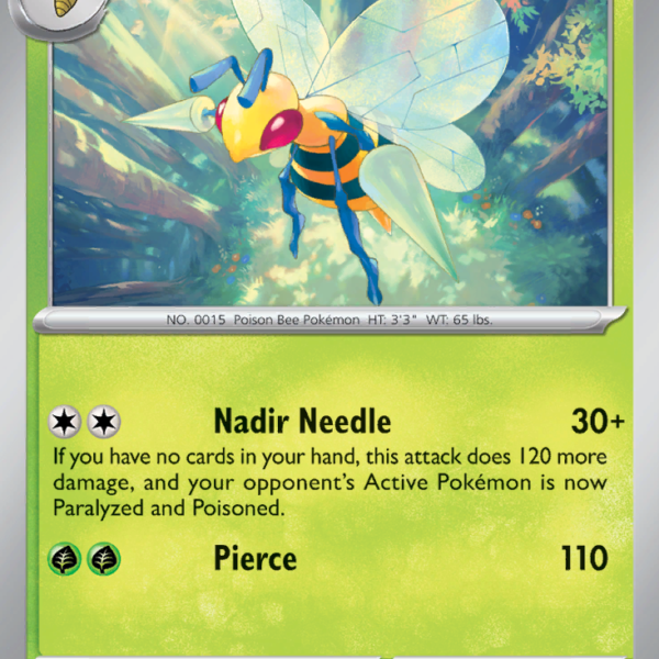 MEW - 015 - Beedrill - holo