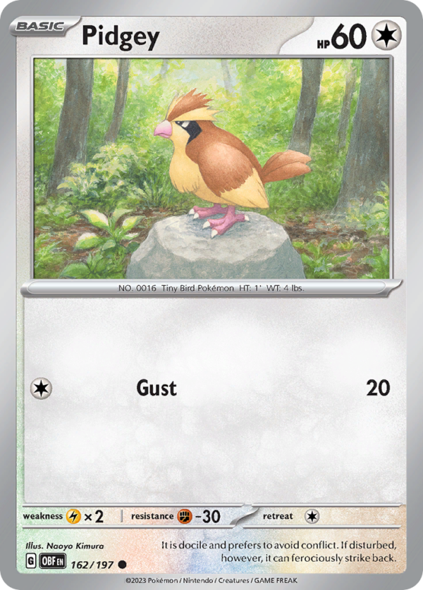 OBF - 162 - Pidgey - reverse holo