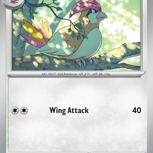 OBF - 163 - Pidgeotto - reverse holo