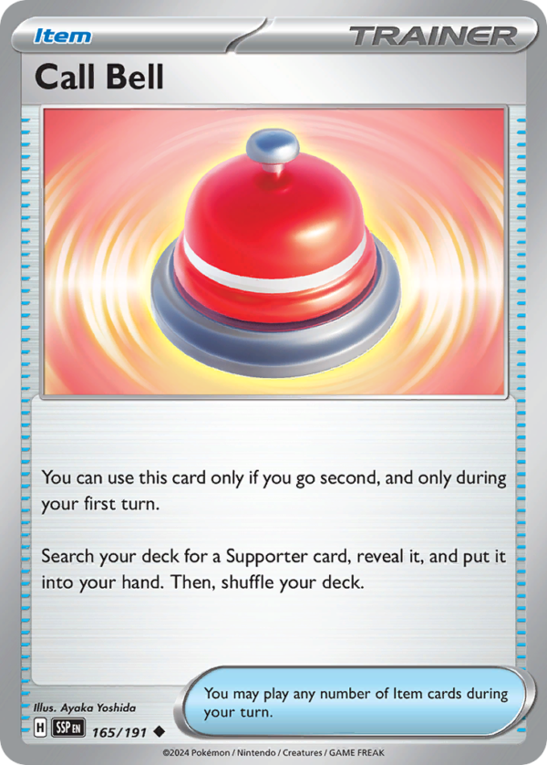 SSP - 165 - Call Bell - reverse holo