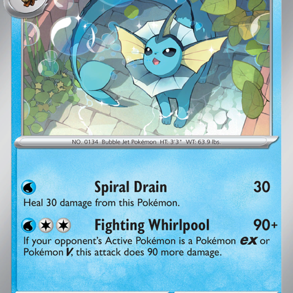 SVP - 168 - Vaporeon - black star promo