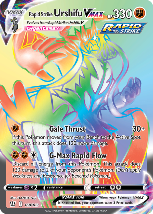 BST - 169 - Rapid Strike Urshifu VMAX - Secret Rare