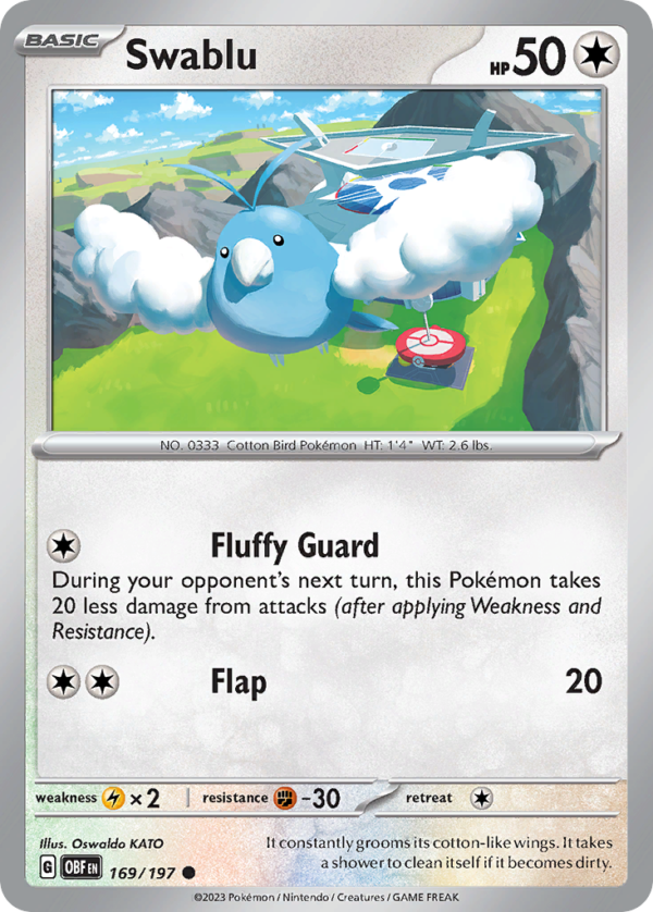 OBF - 169 - Swablu - reverse holo