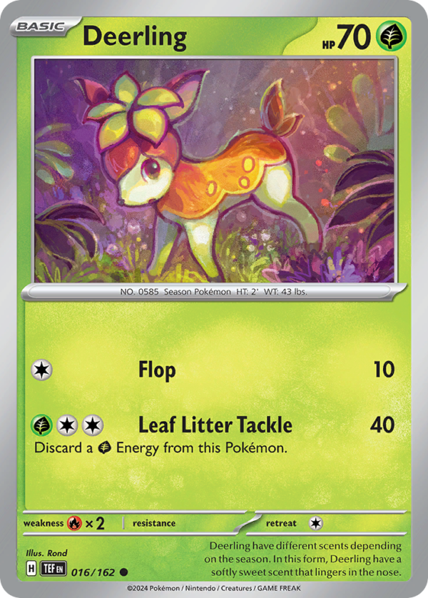 TEF - 016 - Deerling - reverse holo
