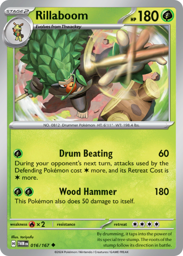 TWM - 016 - Rillaboom - reverse holo