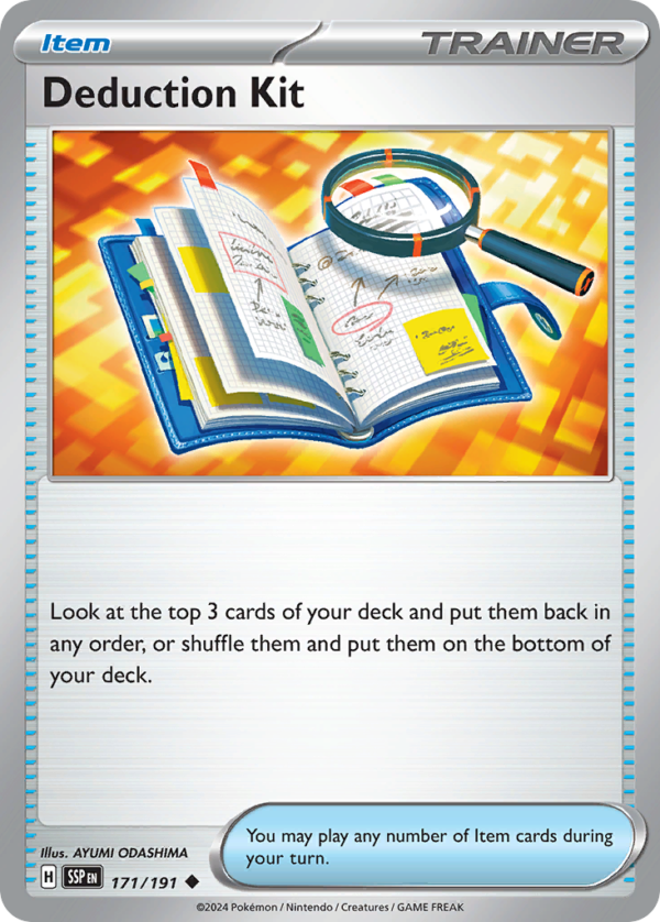 SSP - 171 - Deduction Kit - reverse holo