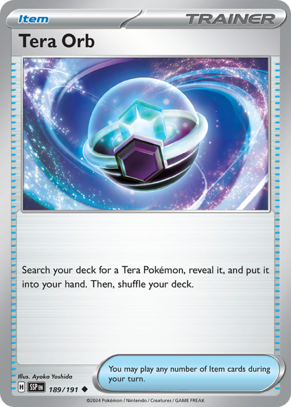 SSP - 189 - Tera Orb - reverse holo