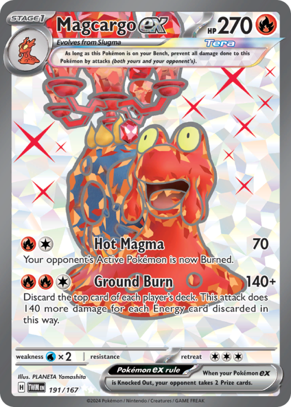 TWM - 191 - Magcargo ex - Ultra Rare