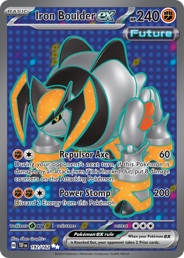 TEF - 192 - Iron Boulder ex - Ultra Rare