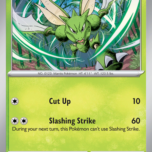 TEF - 001 - Scyther - reverse holo