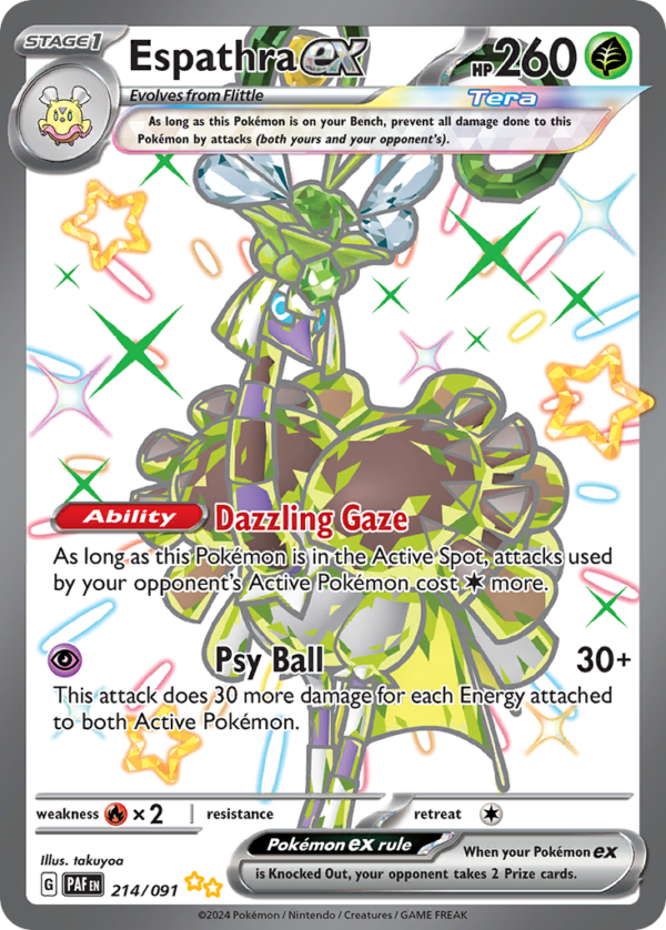PAF - 214 - Espathra ex - Shiny Ultra Rare