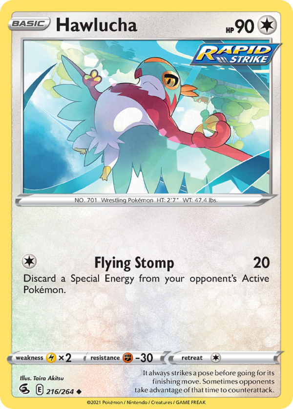 FST - 216 - Hawlucha - reverse holo