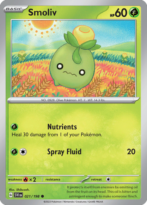 SVI - 021 - Smoliv - reverse holo