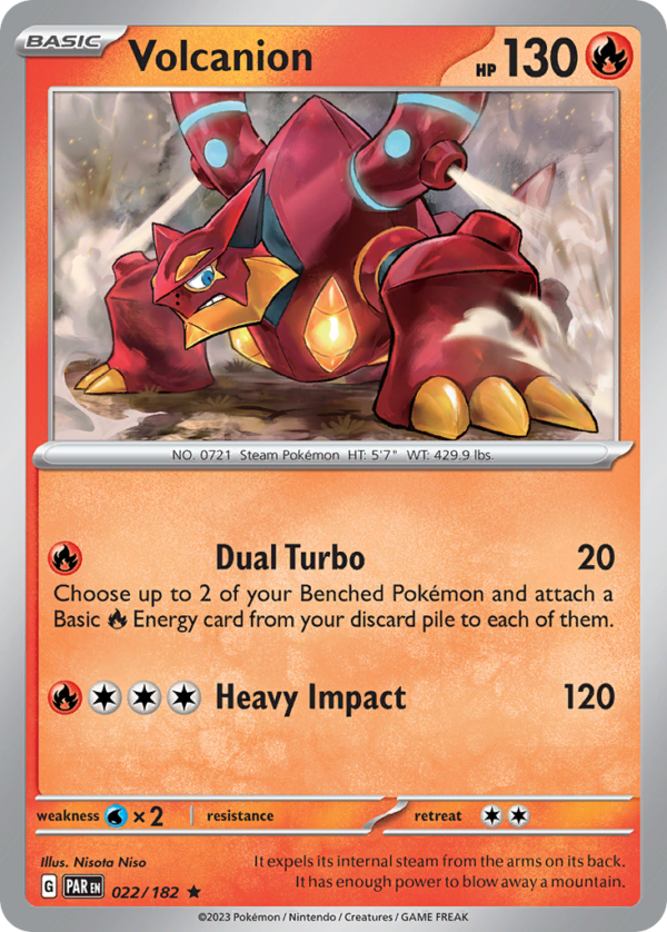 PAR - 022 - Volcanion - holo