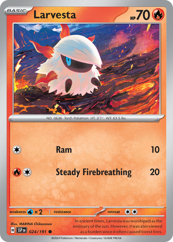 SSP - 024 - Larvesta - reverse holo