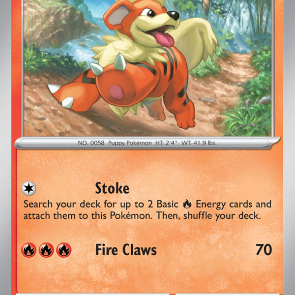 SVP - 024 - Growlithe - black star promo