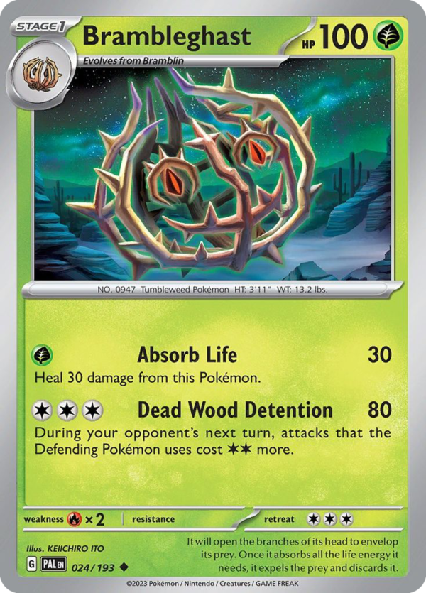PAL - 024 - Brambleghast - reverse holo