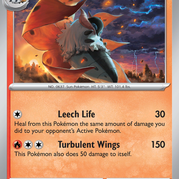 SSP - 025 - Volcarona - reverse holo