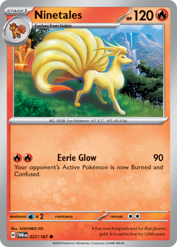 TWM - 027 - Ninetales - reverse holo