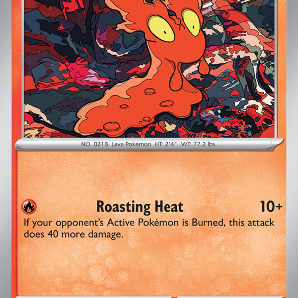 TEF - 028 - Slugma - holo