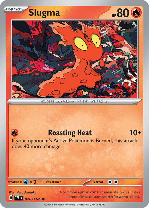TEF - 028 - Slugma - reverse holo