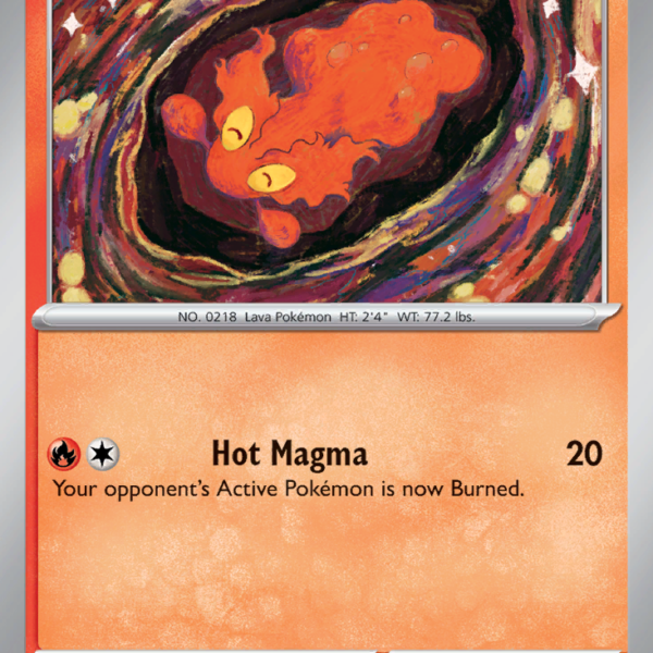 TWM - 028 - Slugma - reverse holo