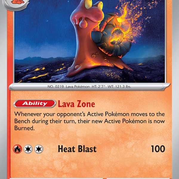 TEF - 029 - Magcargo - reverse holo