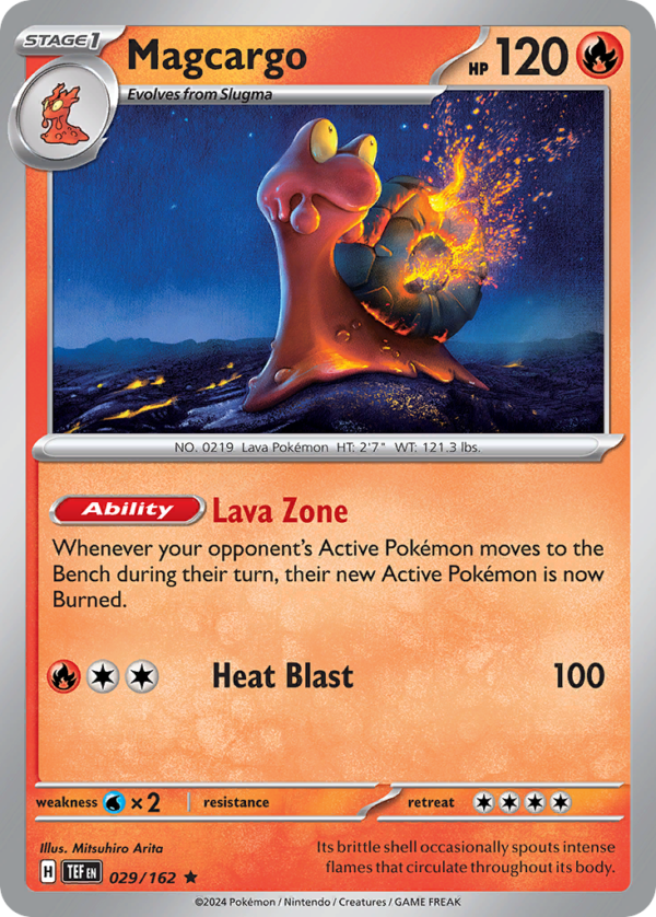 TEF - 029 - Magcargo - reverse holo