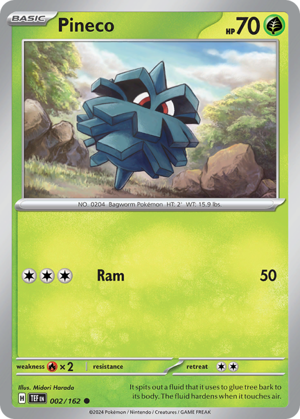 TEF - 002 - Pineco - reverse holo