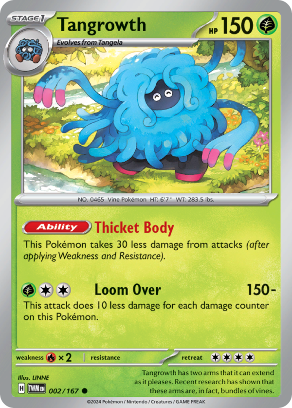 TWM - 002 - Tangrowth - reverse holo