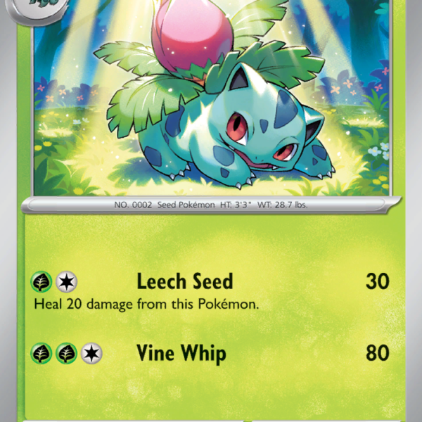 MEW - 002 - Ivysaur - reverse holo