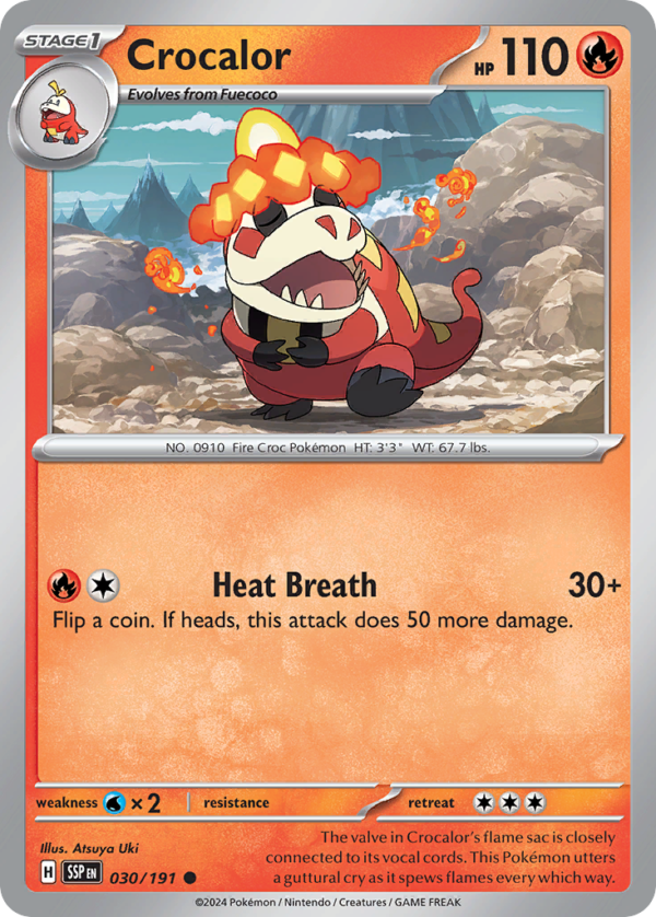 SSP - 030 - Crocalor - reverse holo