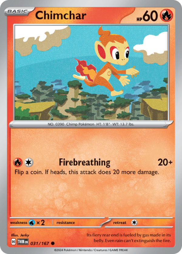 TWM - 031 - Chimchar - reverse holo