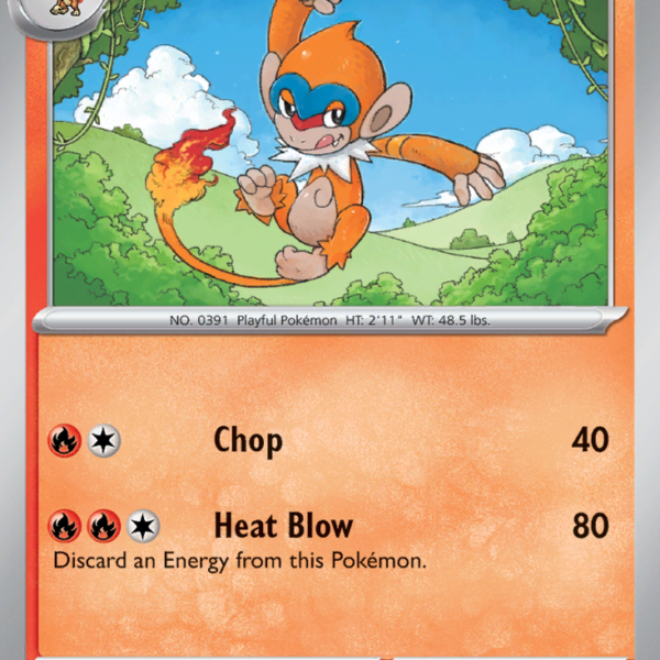 TWM - 032 - Monferno - reverse holo