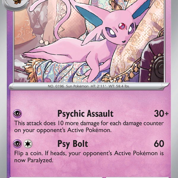 PRE - 033 - Espeon - holo