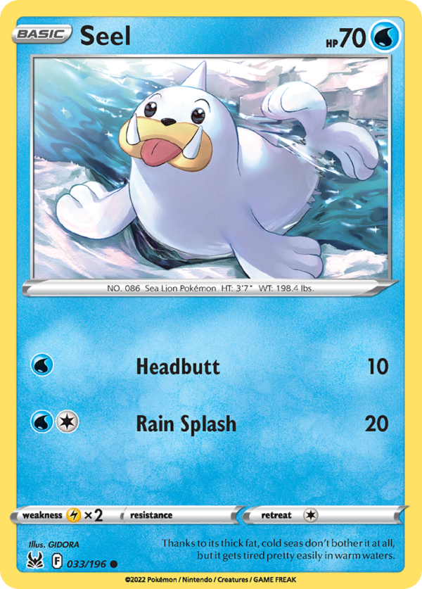 LOR - 033 - Seel - reverse holo