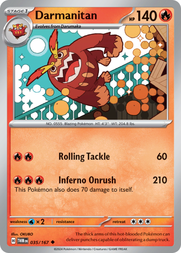 TWM - 035 - Darmanitan - reverse holo