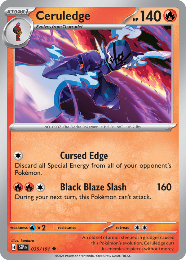 SSP - 035 - Ceruledge - reverse holo